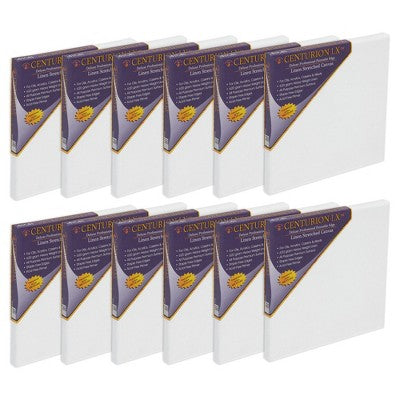 Acrylic triple-primed linen stretched canvases 40\" x 40\" – 24 -pack