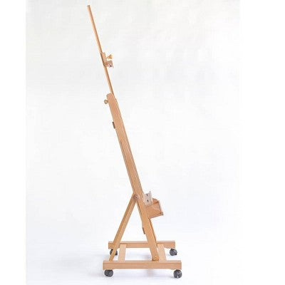 Premium studio easel with casters – 8-piece set