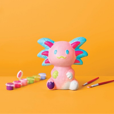 Ceramic axolotl painting craft kit