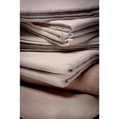 Professional unprimed linen canvas 182\" x 24 yd, medium texture